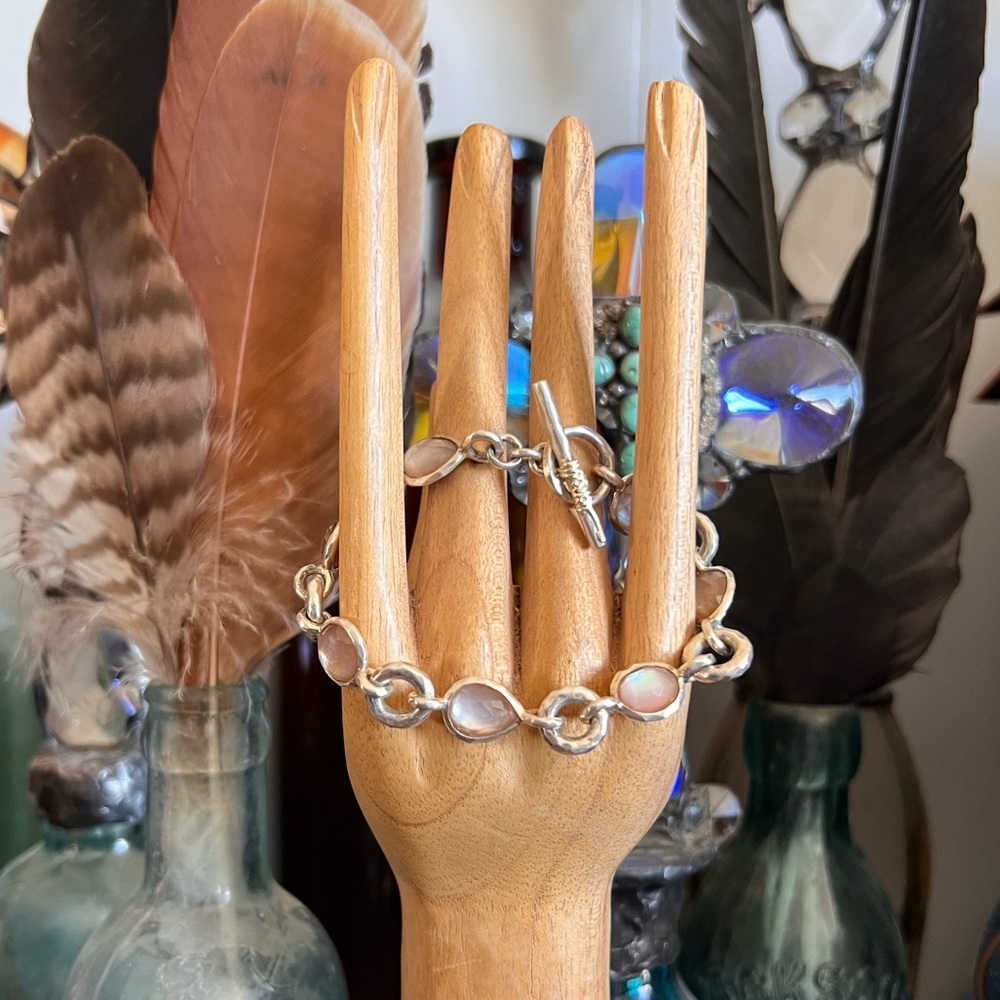 IPPOLITA Mother of Pearl Sterling Silver Link Bracelet